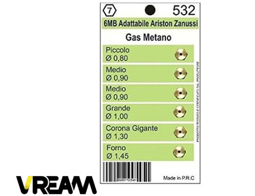 Ugelli gas metano cucine - ugelli,