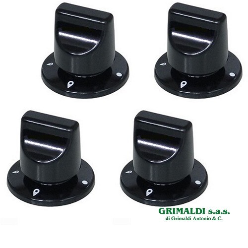 Pezzi manopola nera - pezzi,